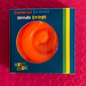 NEW Orange 🧡 Smooth Fidget Stretchy Noodle St…
